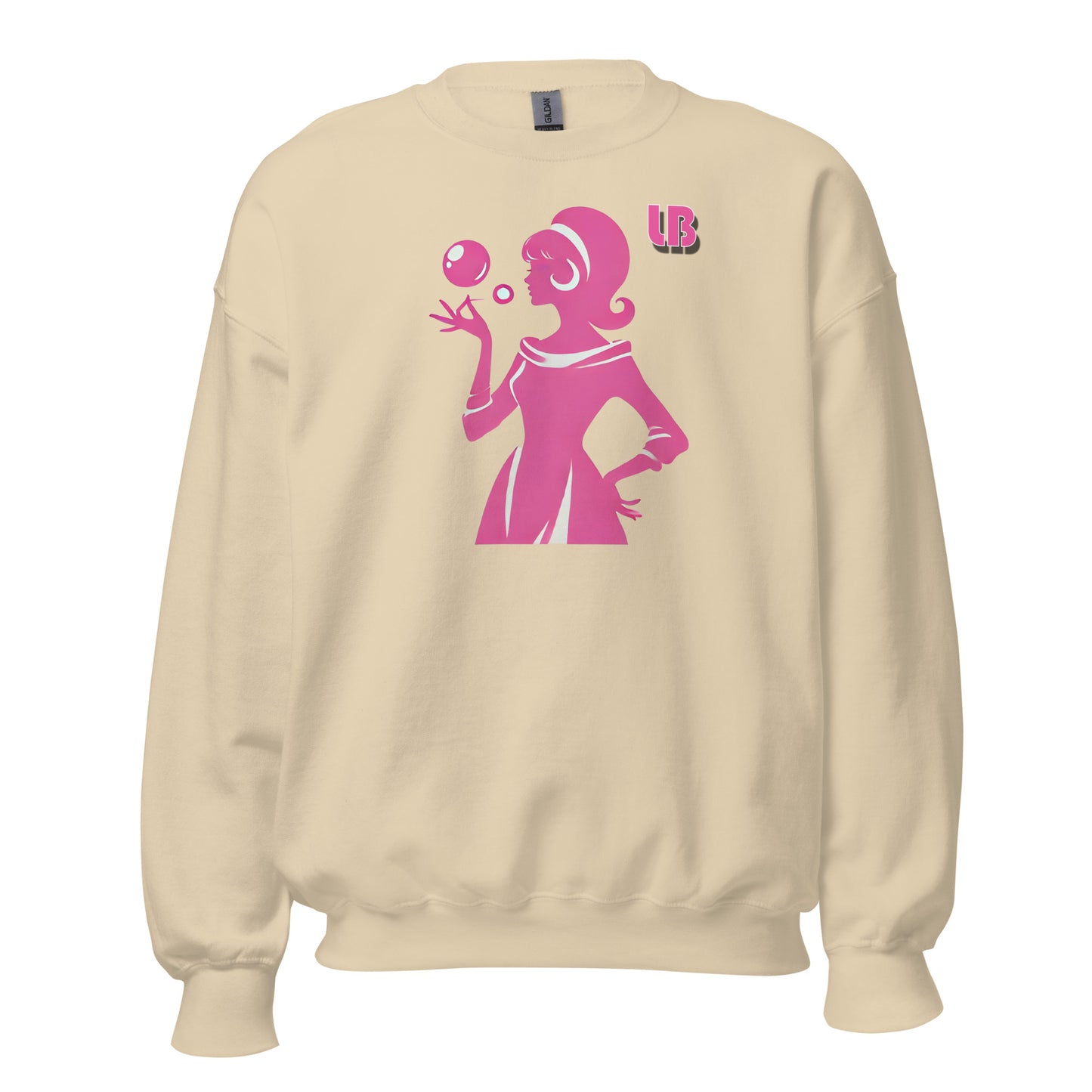 Pink 60s - Unisex Sweatshirt - Lavish Bubbles - LAVISH BUBBLES