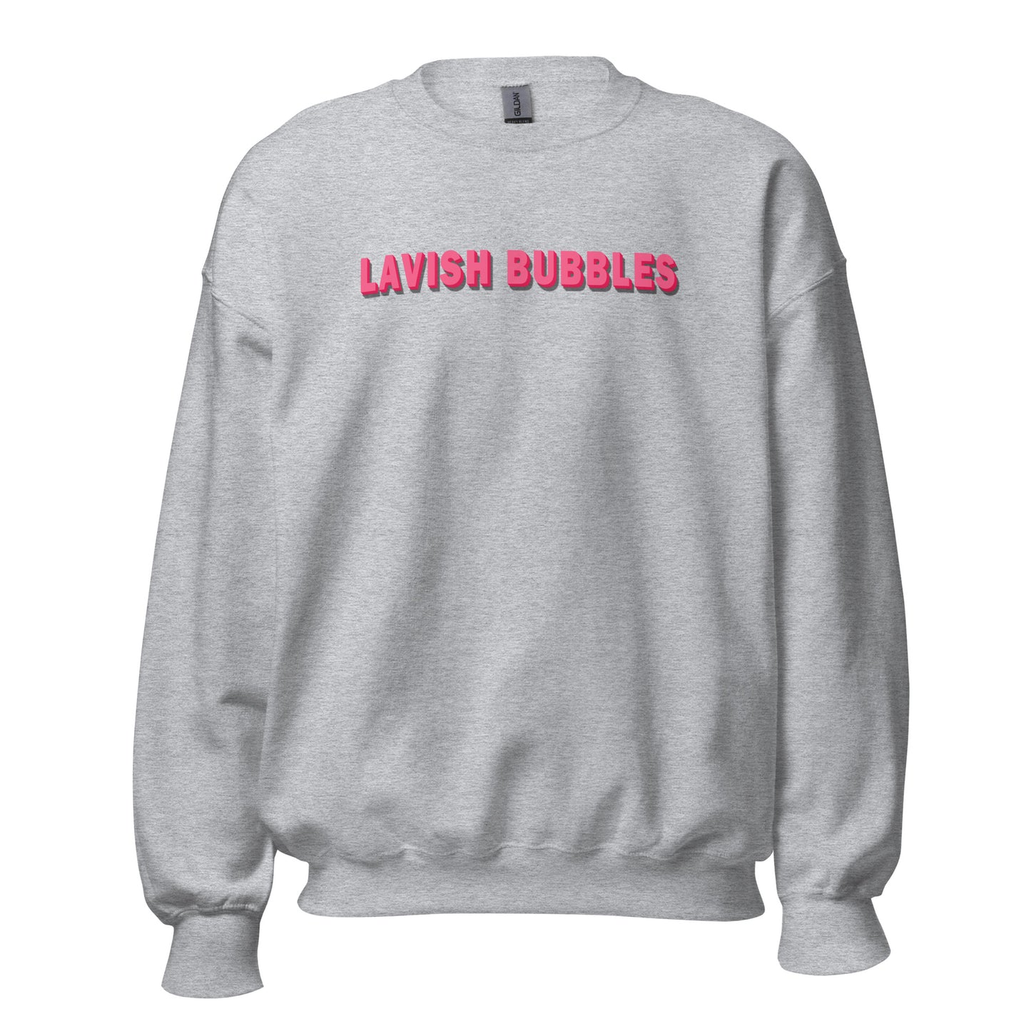 Pink name - Unisex Sweatshirt - Lavish Bubbles - LAVISH BUBBLES