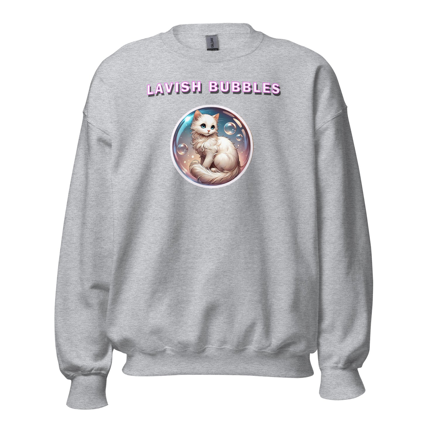 Fancy Kitty - Unisex Sweatshirt - Lavish Bubbles - LAVISH BUBBLES