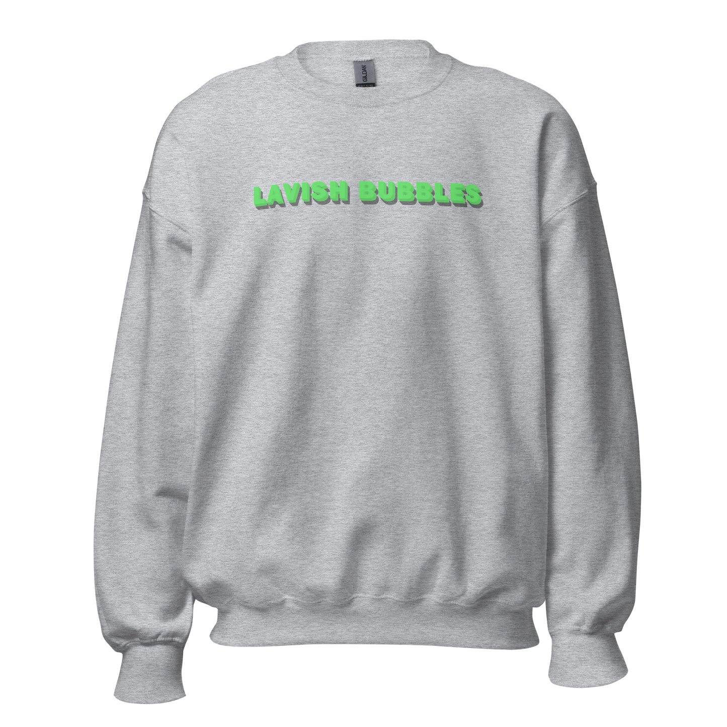 Green name - Unisex Sweatshirt - Lavish Bubbles - LAVISH BUBBLES