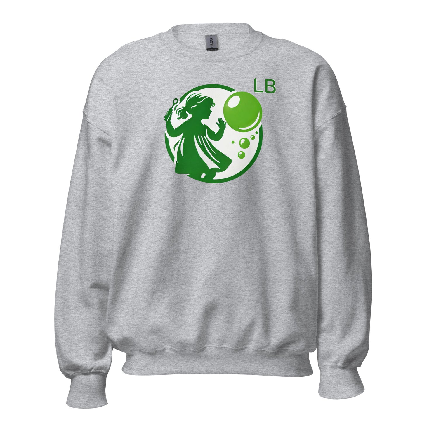 Green Girl - Unisex Sweatshirt - Lavish Bubbles - LAVISH BUBBLES