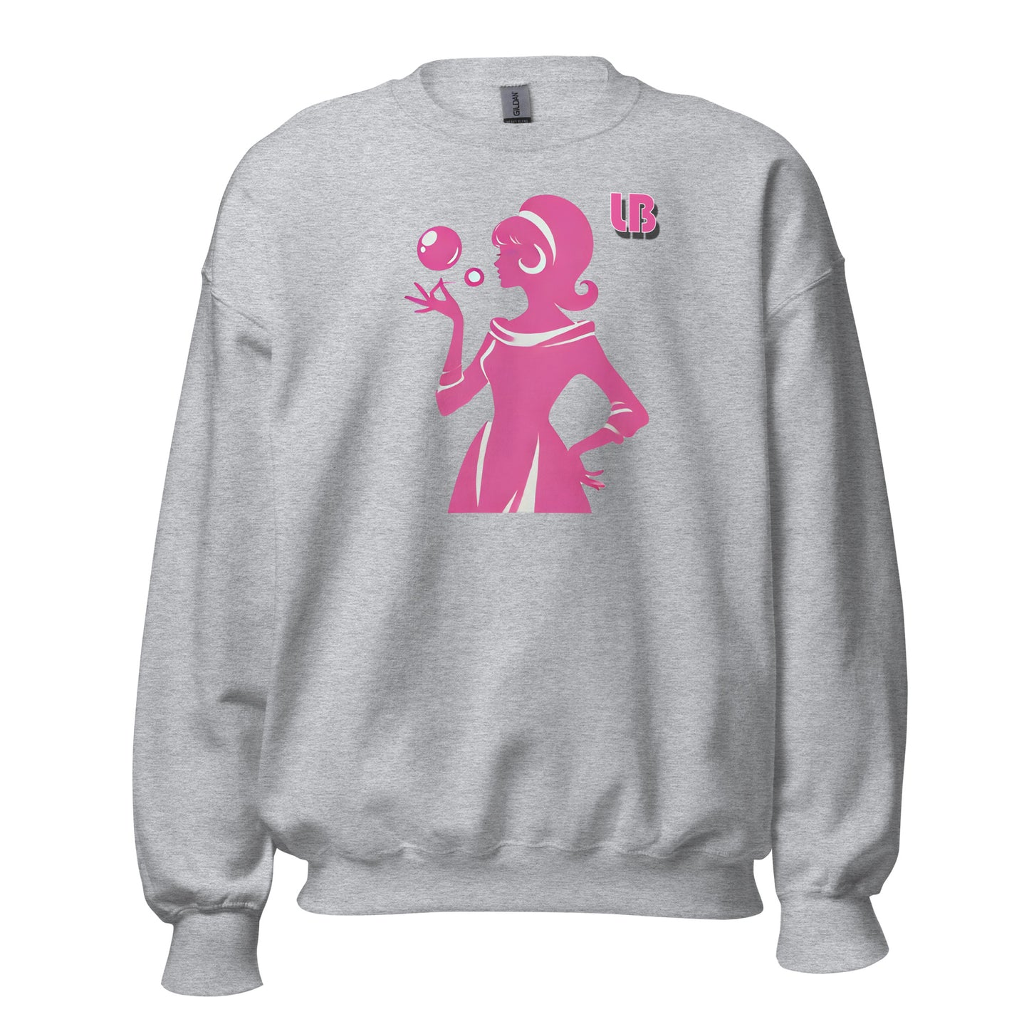 Pink 60s - Unisex Sweatshirt - Lavish Bubbles - LAVISH BUBBLES