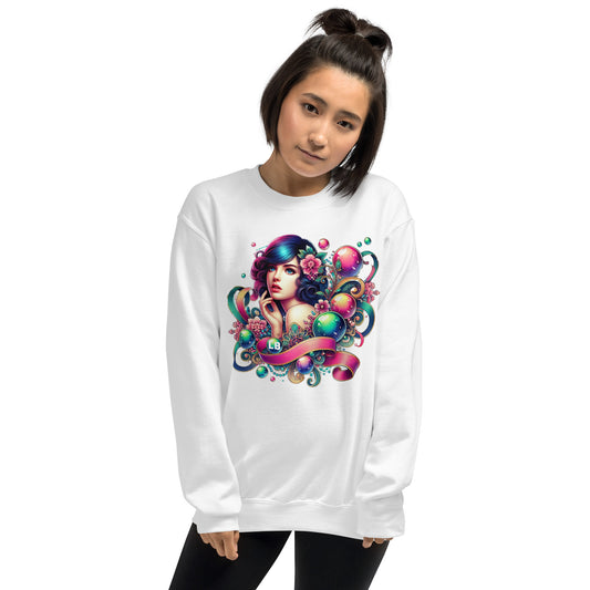 La fille - Unisex Sweatshirt - Lavish Bubbles - LAVISH BUBBLES