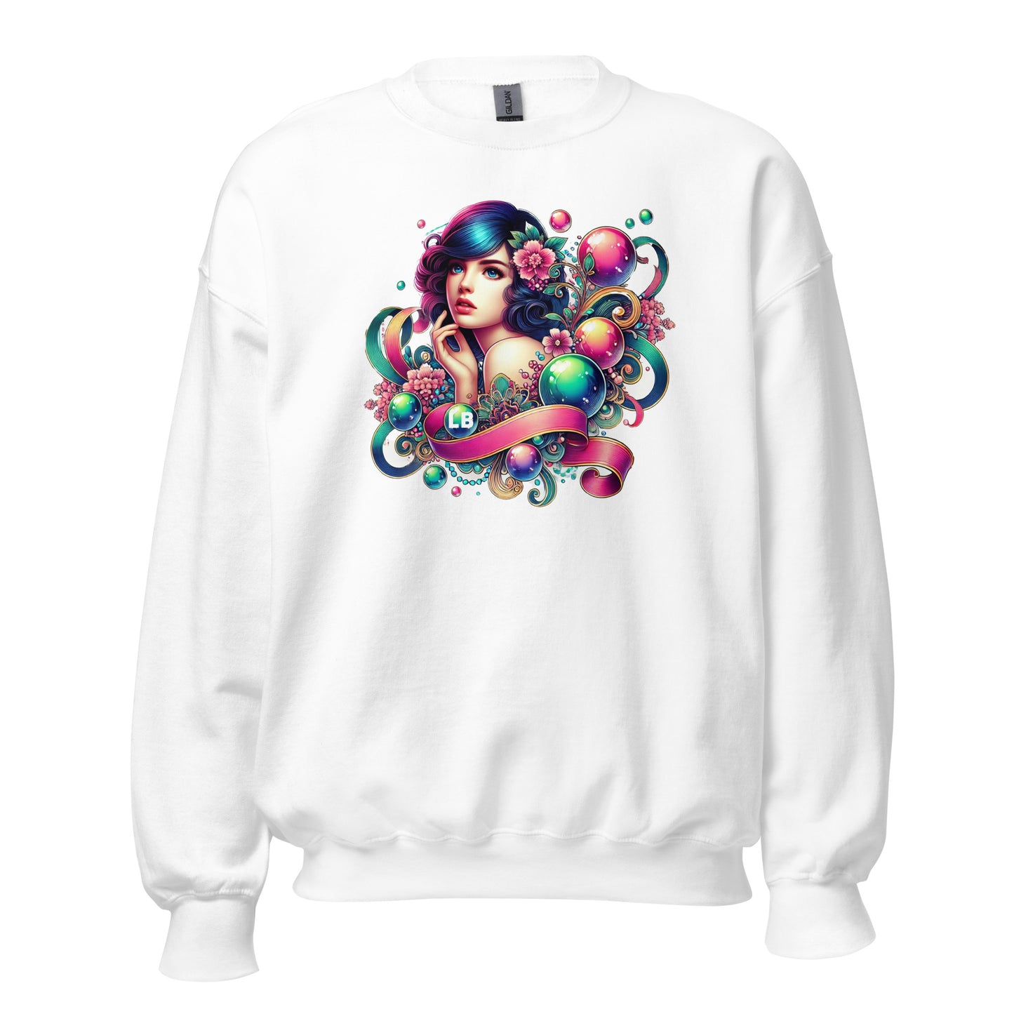 La fille - Unisex Sweatshirt - Lavish Bubbles - LAVISH BUBBLES