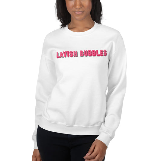 Pink name - Unisex Sweatshirt - Lavish Bubbles - LAVISH BUBBLES