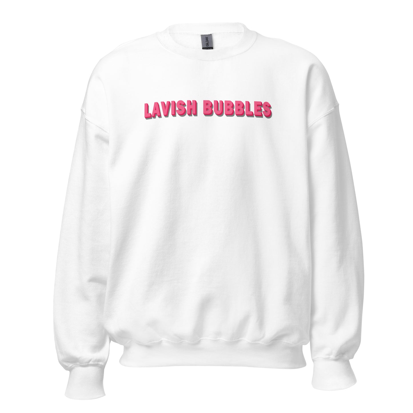 Pink name - Unisex Sweatshirt - Lavish Bubbles - LAVISH BUBBLES