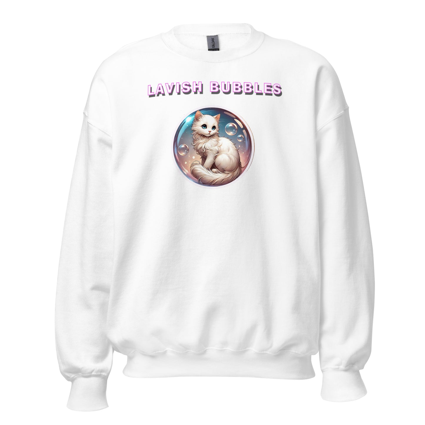 Fancy Kitty - Unisex Sweatshirt - Lavish Bubbles - LAVISH BUBBLES