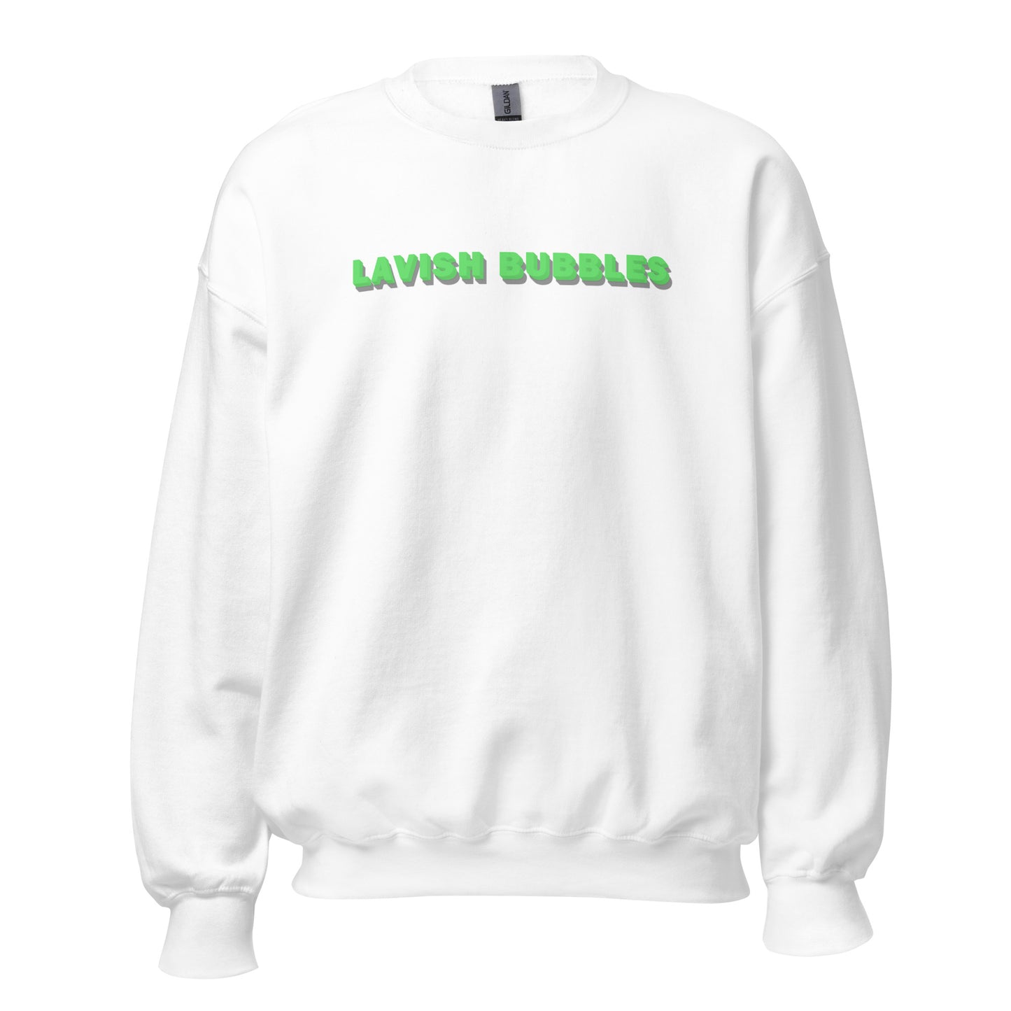 Green name - Unisex Sweatshirt - Lavish Bubbles - LAVISH BUBBLES