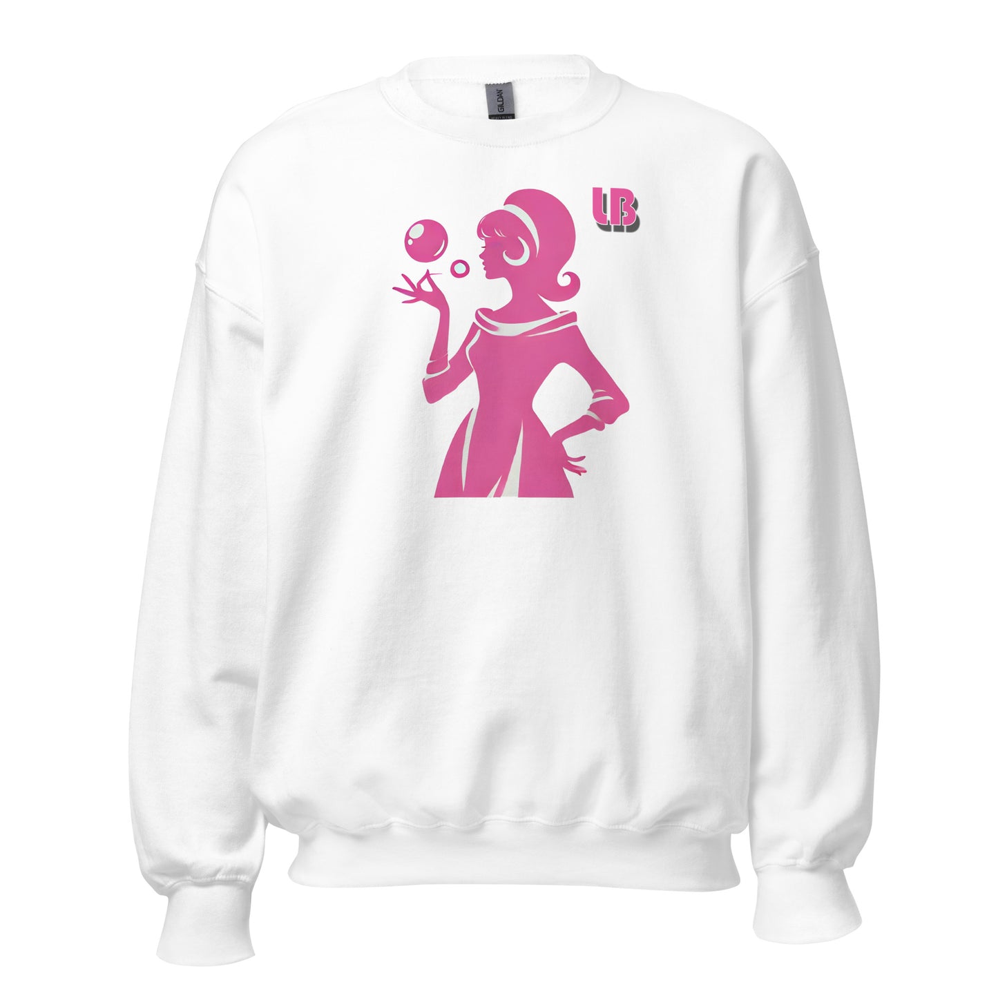 Pink 60s - Unisex Sweatshirt - Lavish Bubbles - LAVISH BUBBLES