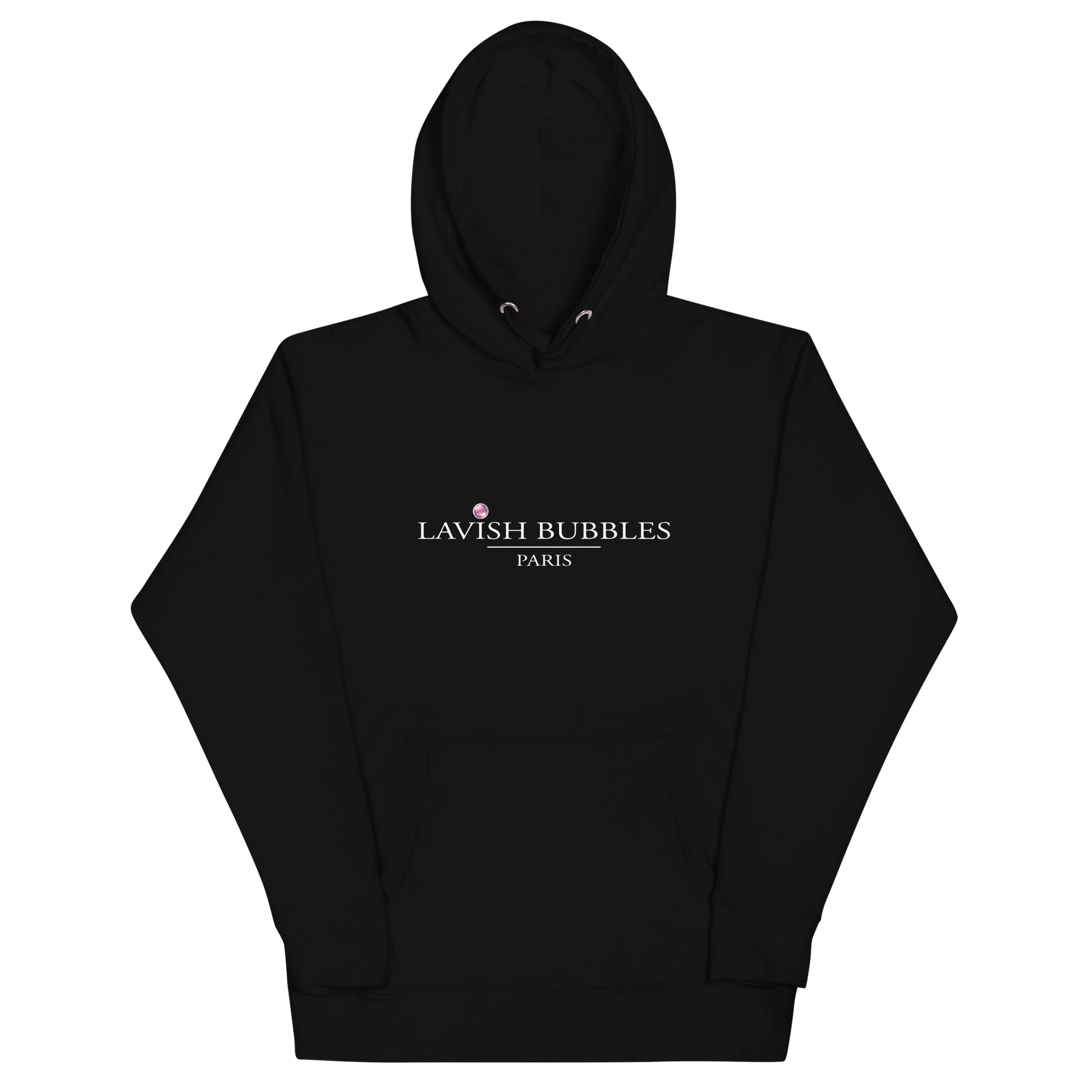 Paris Lavish Bubbles (White) - Unisex Hoodie - LAVISH BUBBLES