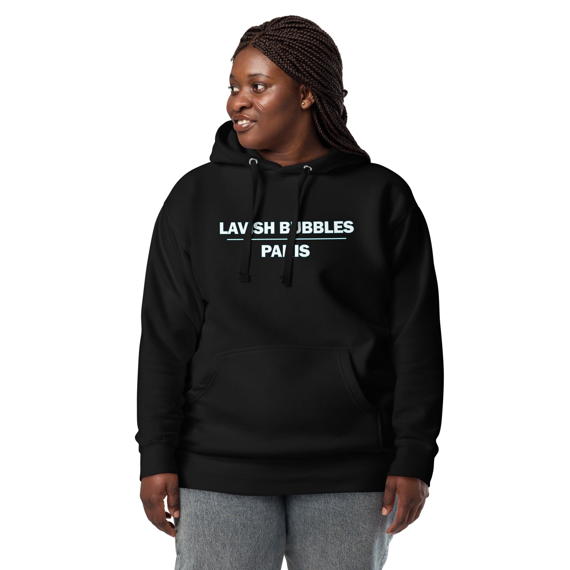 Laser name - Unisex Hoodie - Lavish Bubbles - LAVISH BUBBLES