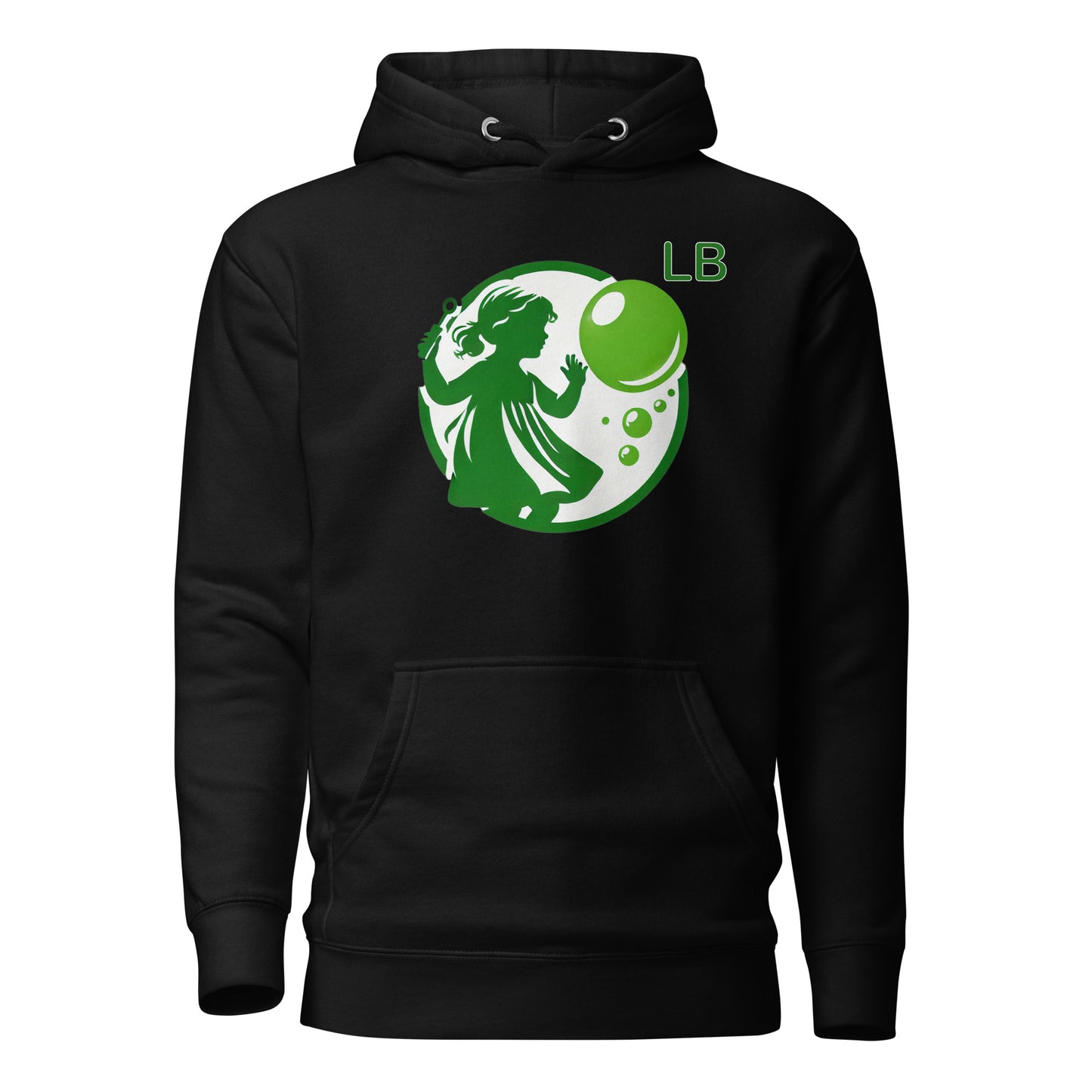 Green Girl - Unisex Hoodie - Lavish Bubbles - LAVISH BUBBLES