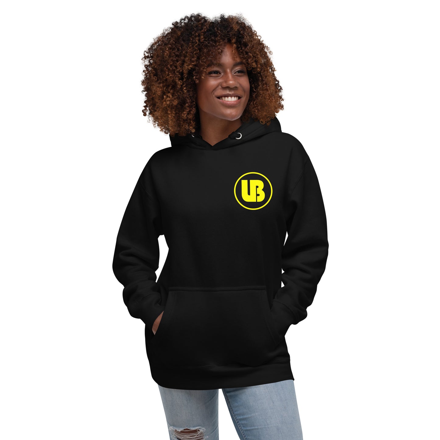 Classic logo (yellow) - Sweatshirt à capuche unisex