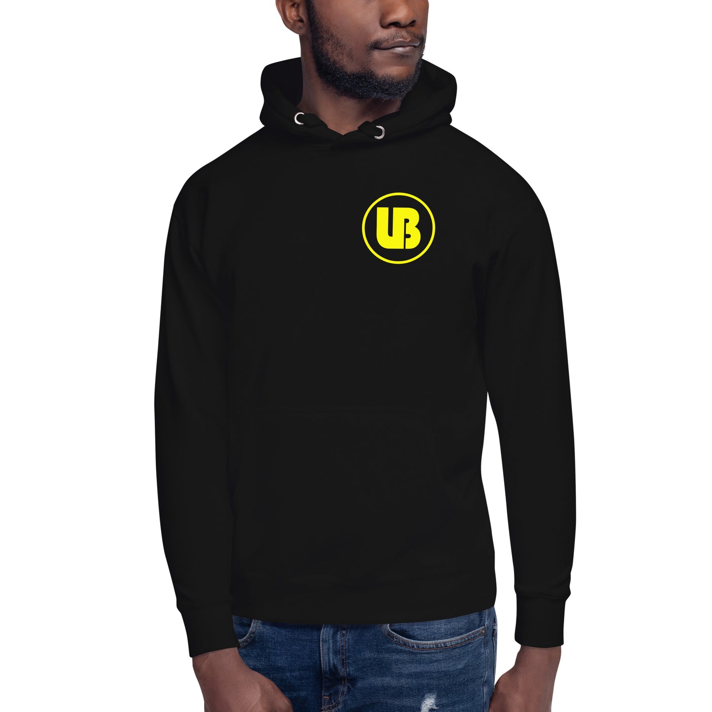 Classic logo (yellow) - Sweatshirt à capuche unisex