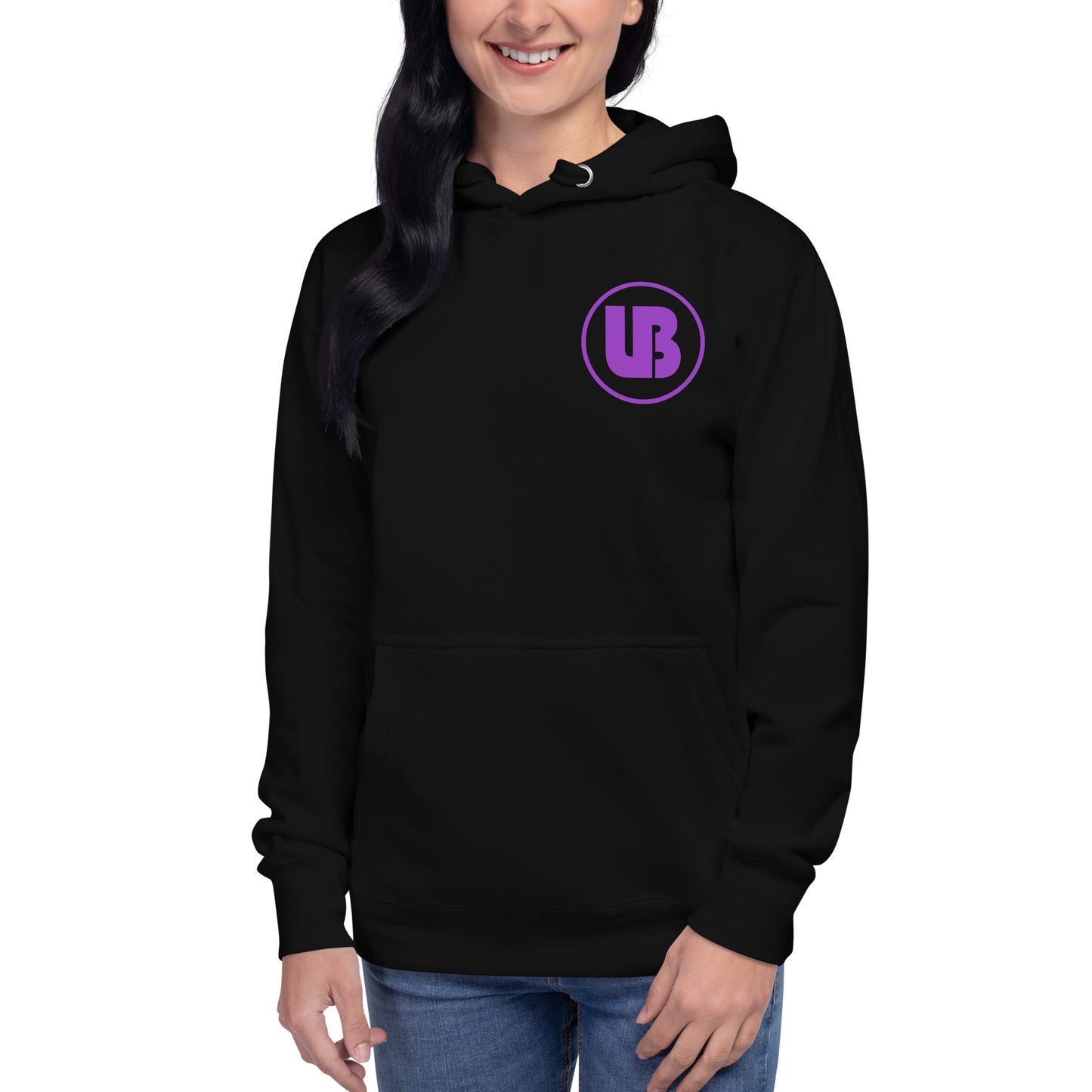 Classic logo (purple) - Sweatshirt à capuche unisex