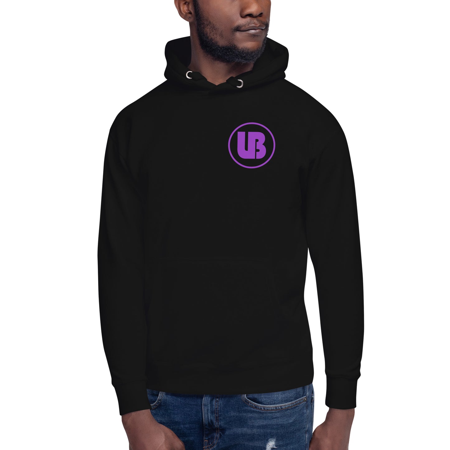 Classic logo (purple) - Sweatshirt à capuche unisex