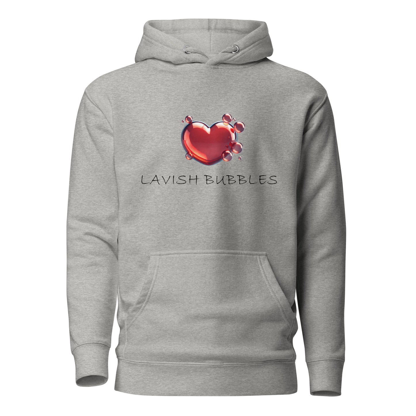 Bubble heart - Unisex Hoodie - Lavish Bubbles - LAVISH BUBBLES