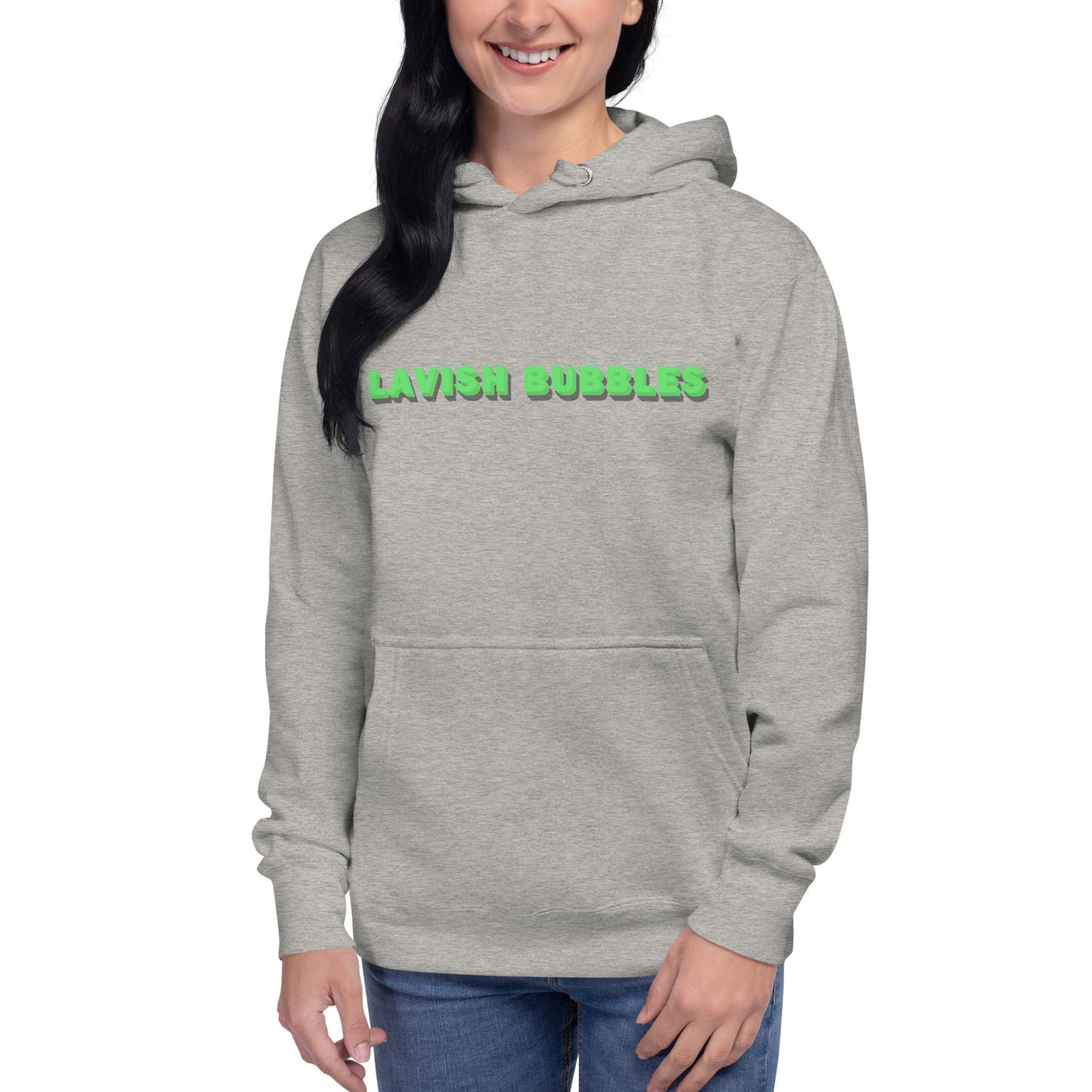 Green name - Unisex Hoodie - Lavish Bubbles - LAVISH BUBBLES