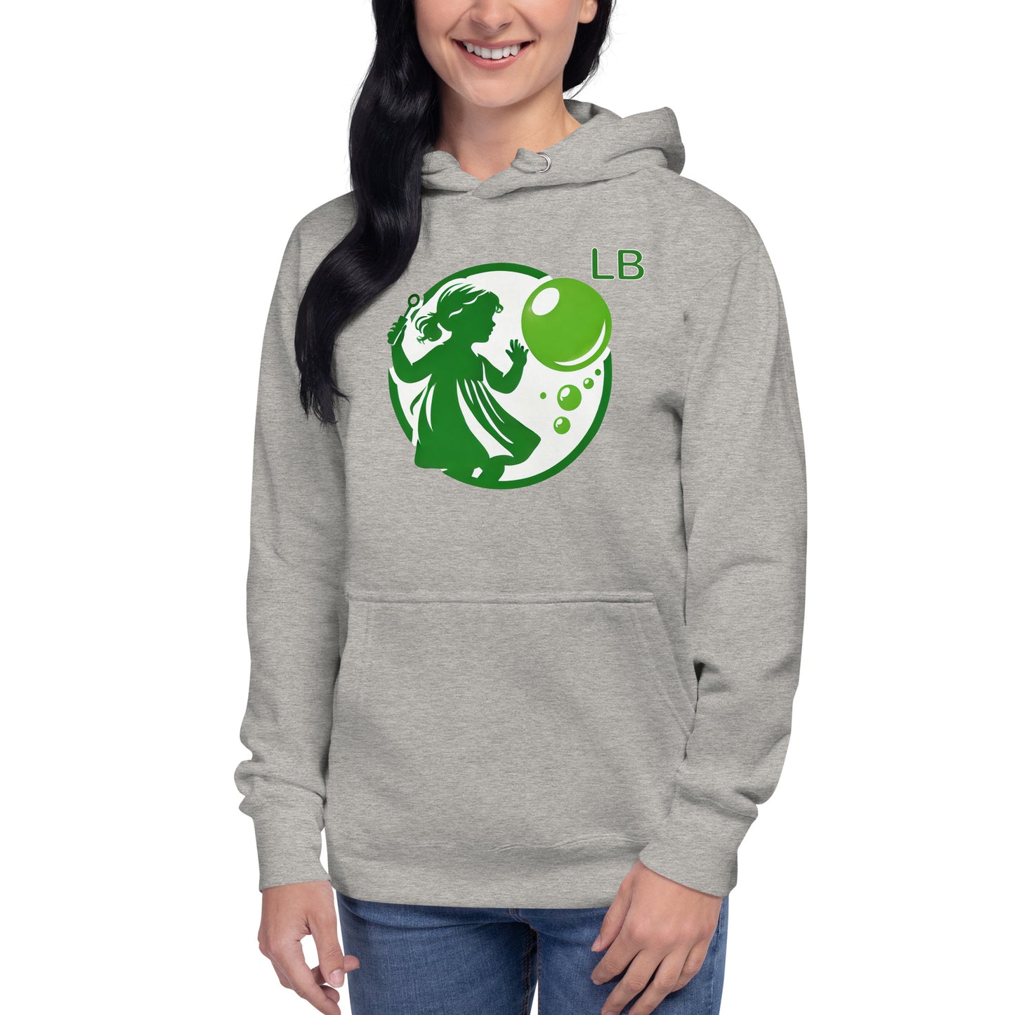 Green Girl - Unisex Hoodie - Lavish Bubbles - LAVISH BUBBLES