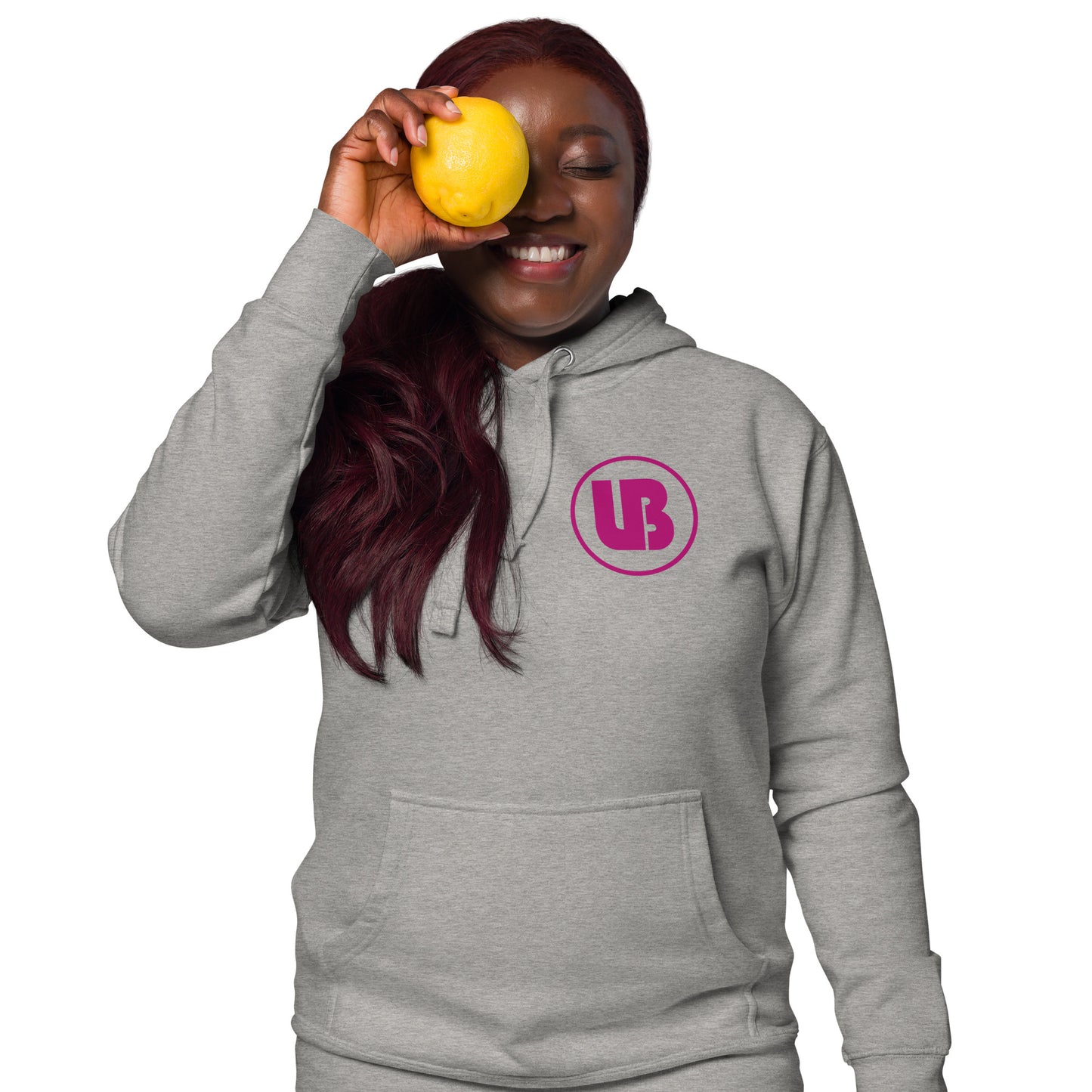 Classic logo (berry) - Sweatshirt à capuche unisex