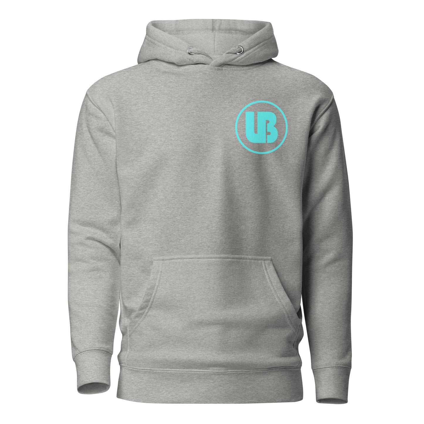 Classic logo (aqua) - Sweatshirt à capuche unisex