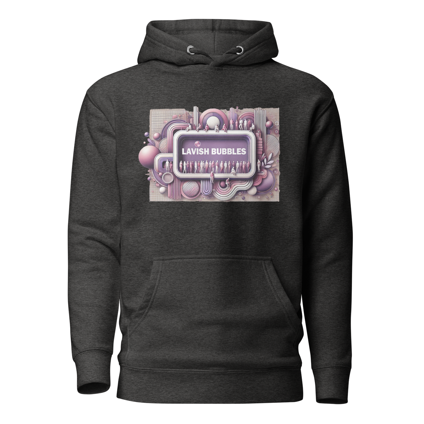 Purple crowd - Unisex Hoodie - Lavish Bubbles - LAVISH BUBBLES