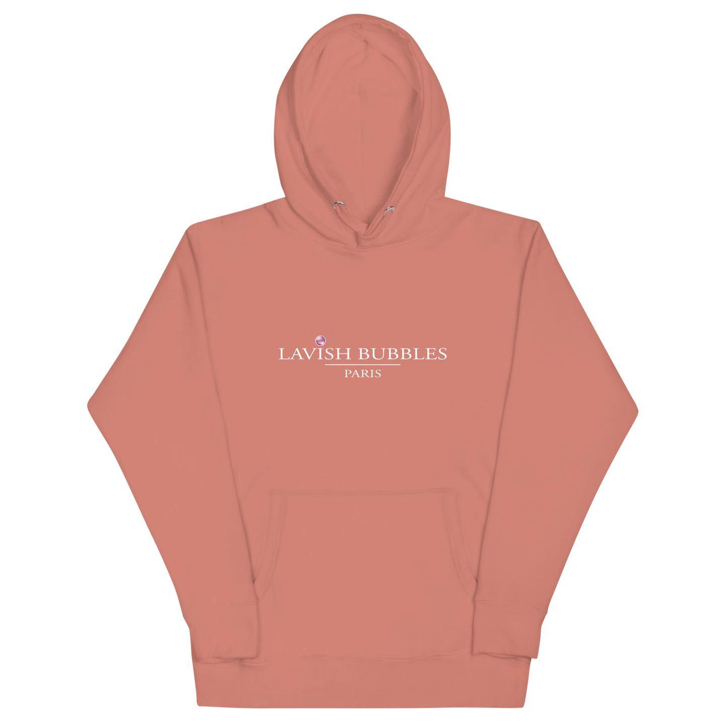 Paris Lavish Bubbles (White) - Unisex Hoodie - LAVISH BUBBLES