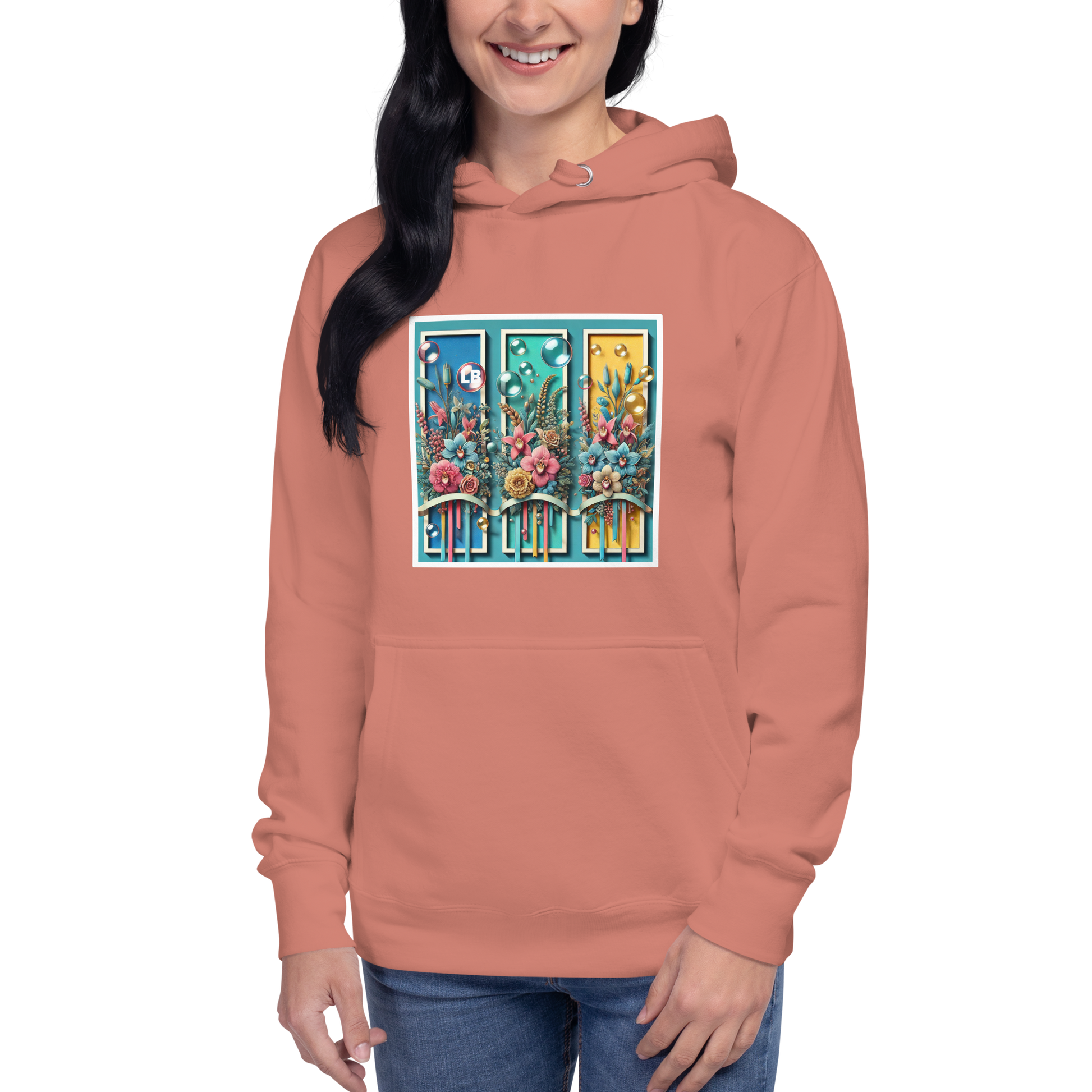 Spring bouquet - Unisex Hoodie - Lavish Bubbles - LAVISH BUBBLES