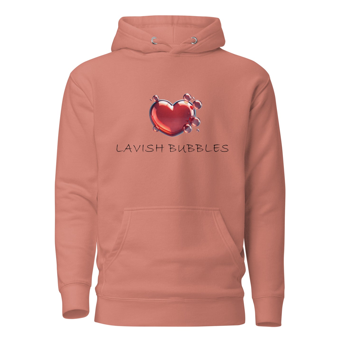 Bubble heart - Unisex Hoodie - Lavish Bubbles - LAVISH BUBBLES