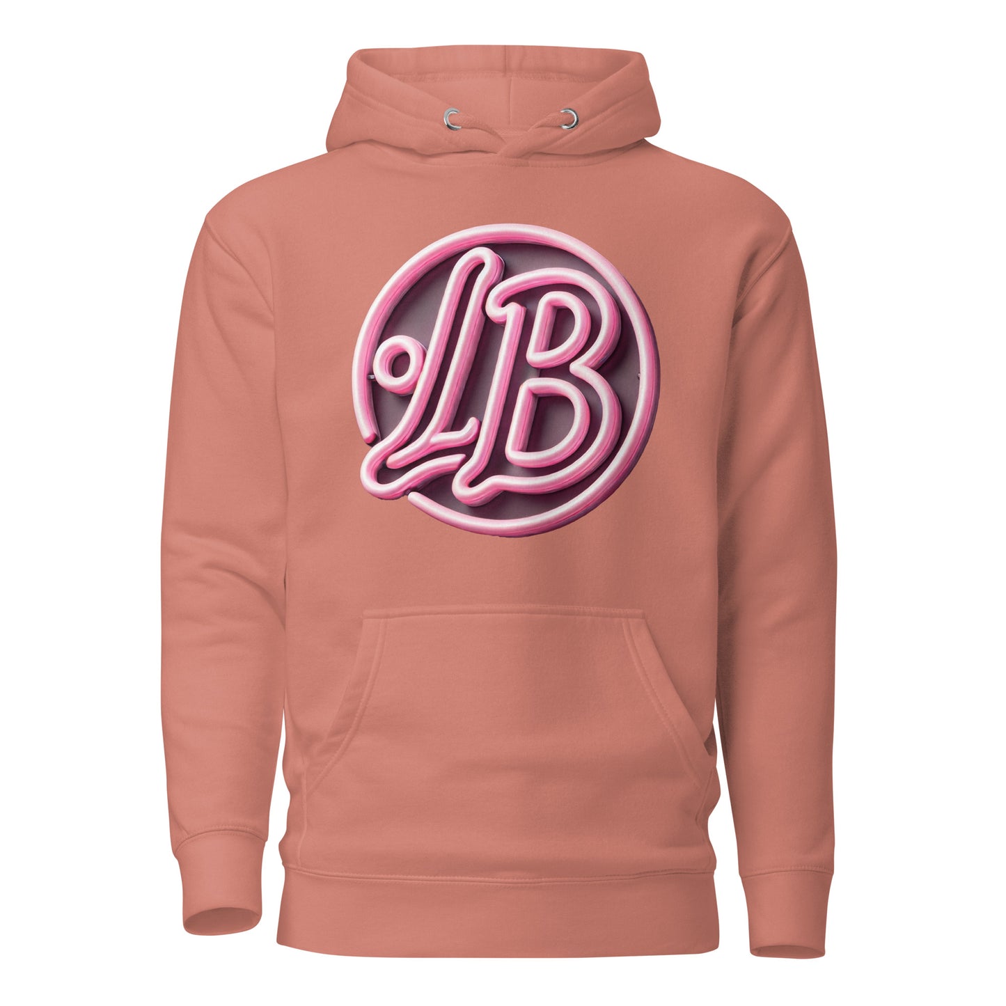 Neon rose - Unisex Hoodie - Lavish Bubbles - LAVISH BUBBLES