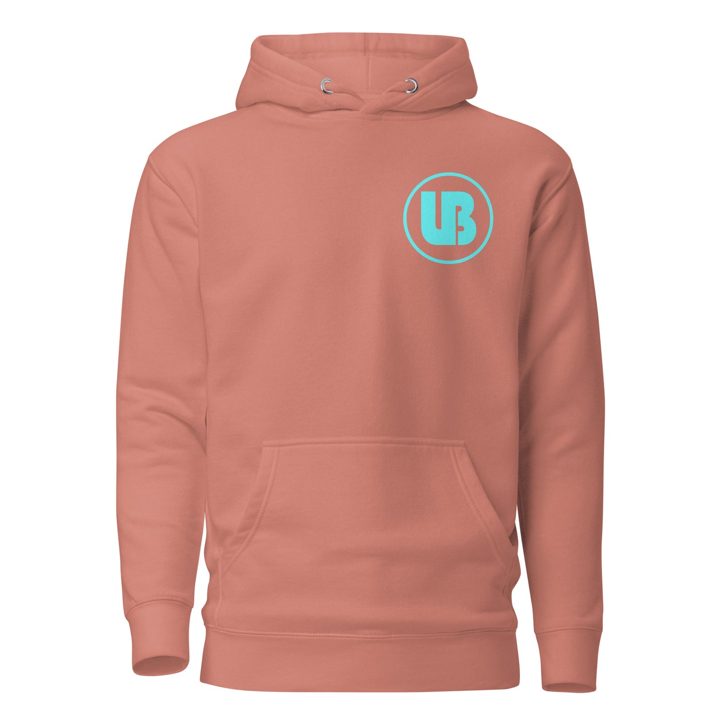 Classic logo (aqua) - Sweatshirt à capuche unisex