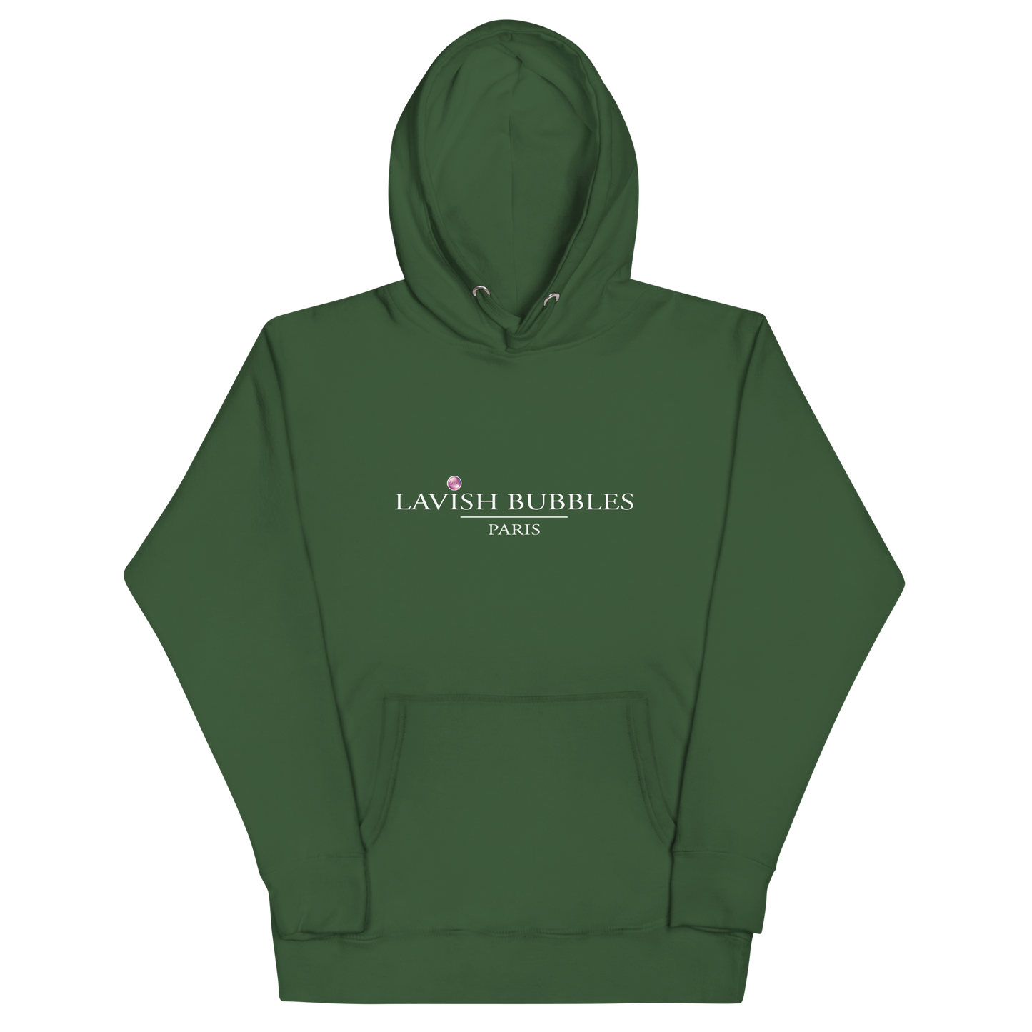 Paris Lavish Bubbles (White) - Unisex Hoodie - LAVISH BUBBLES