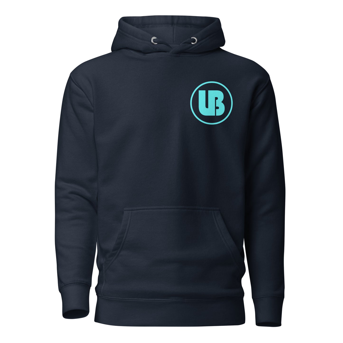 Classic logo (aqua) - Sweatshirt à capuche unisex