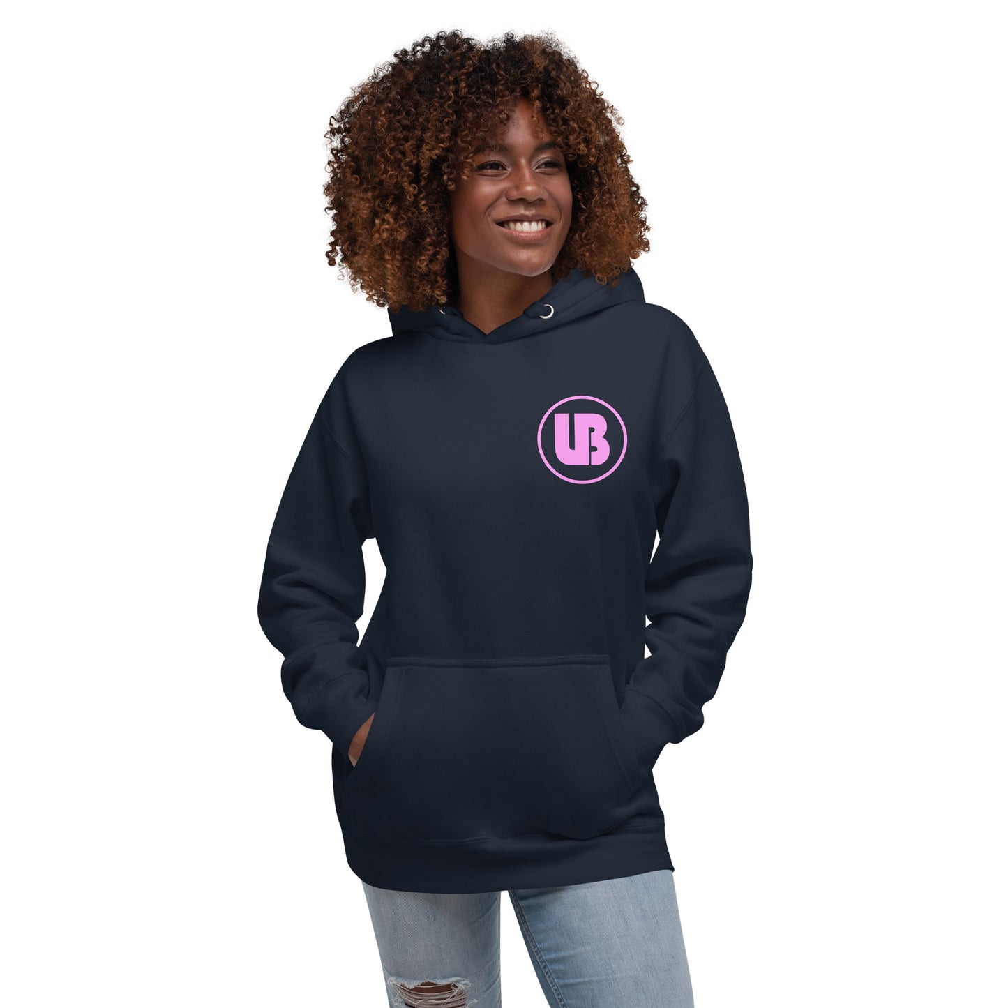 Classic logo (pink) - Sweatshirt à capuche unisex