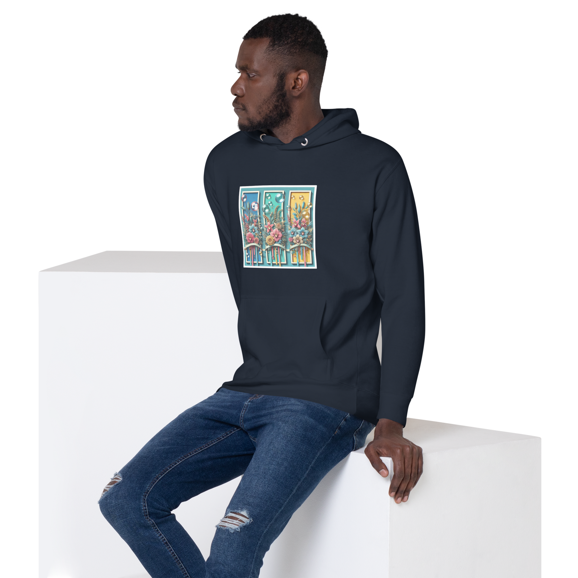 Spring bouquet - Unisex Hoodie - Lavish Bubbles - LAVISH BUBBLES