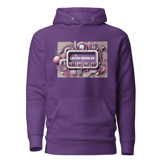 Purple crowd - Unisex Hoodie - Lavish Bubbles - LAVISH BUBBLES