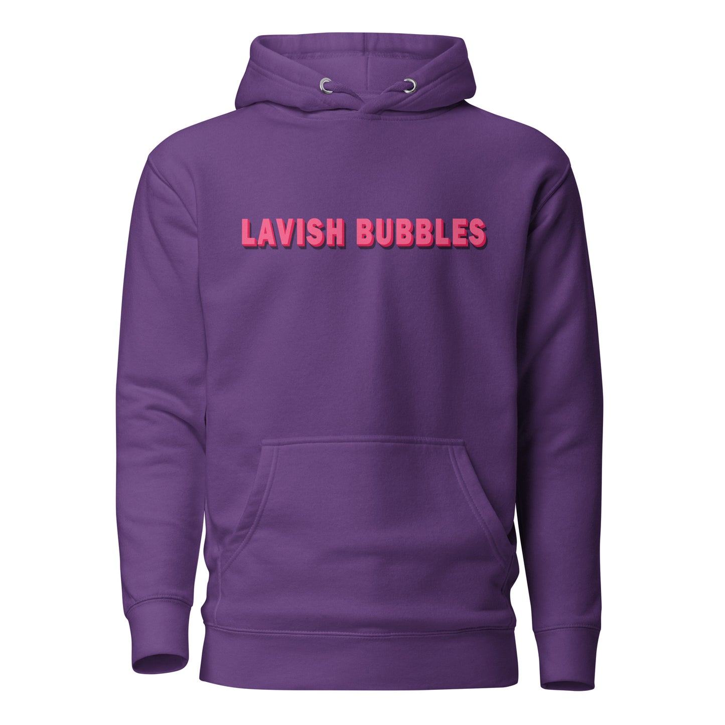 Pink name - Unisex Hoodie - Lavish Bubbles - LAVISH BUBBLES