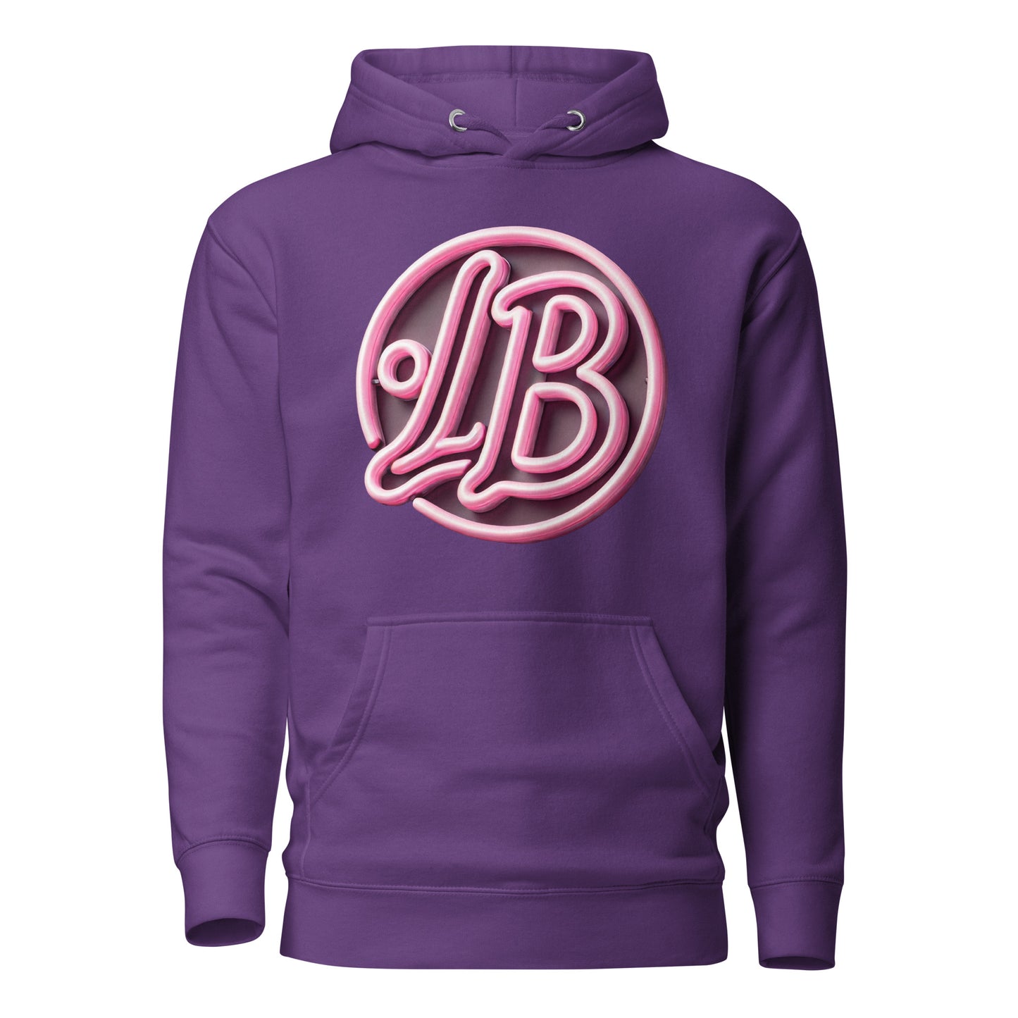 Neon rose - Unisex Hoodie - Lavish Bubbles - LAVISH BUBBLES