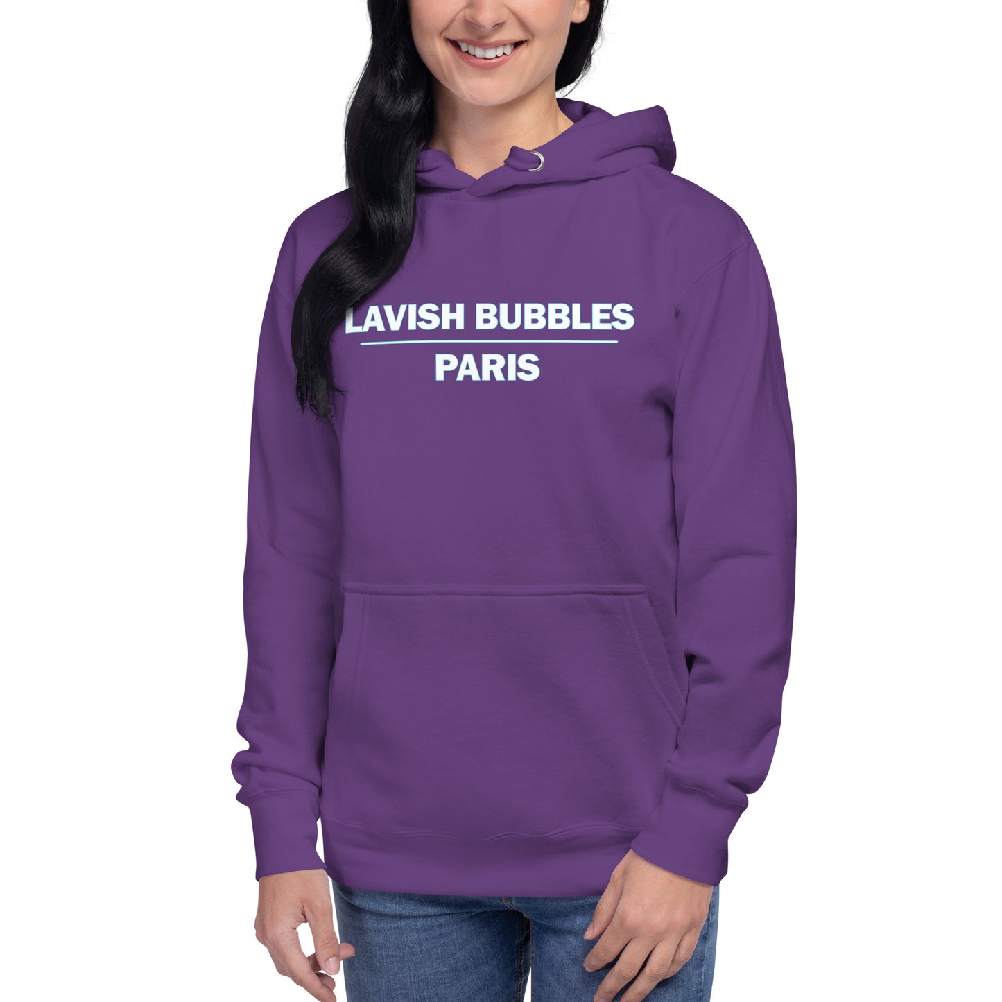 Laser name - Unisex Hoodie - Lavish Bubbles - LAVISH BUBBLES