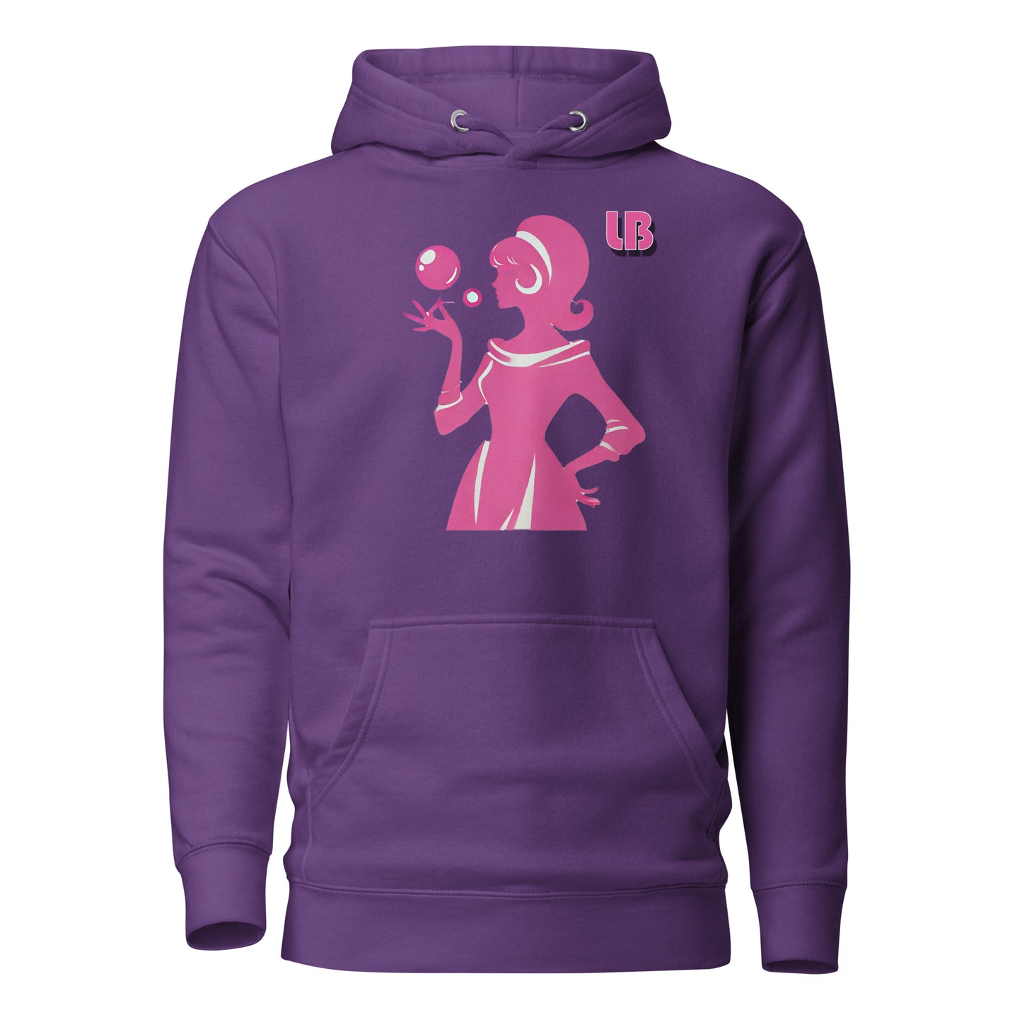 Pink 60s - Unisex Hoodie - Lavish Bubbles - LAVISH BUBBLES