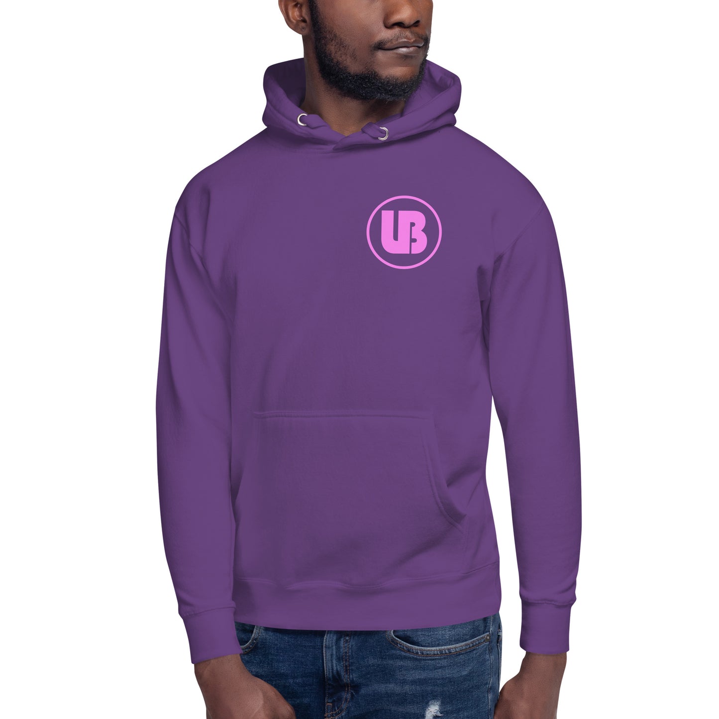 Classic logo (pink) - Sweatshirt à capuche unisex