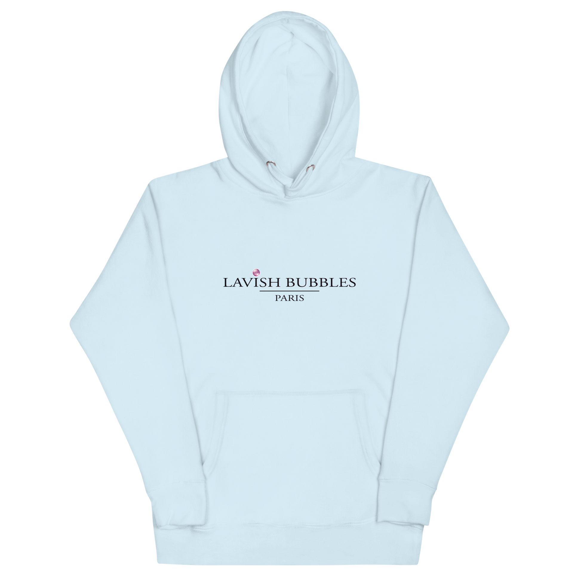 Paris Lavish Bubbles (black) - Unisex Hoodie - LAVISH BUBBLES