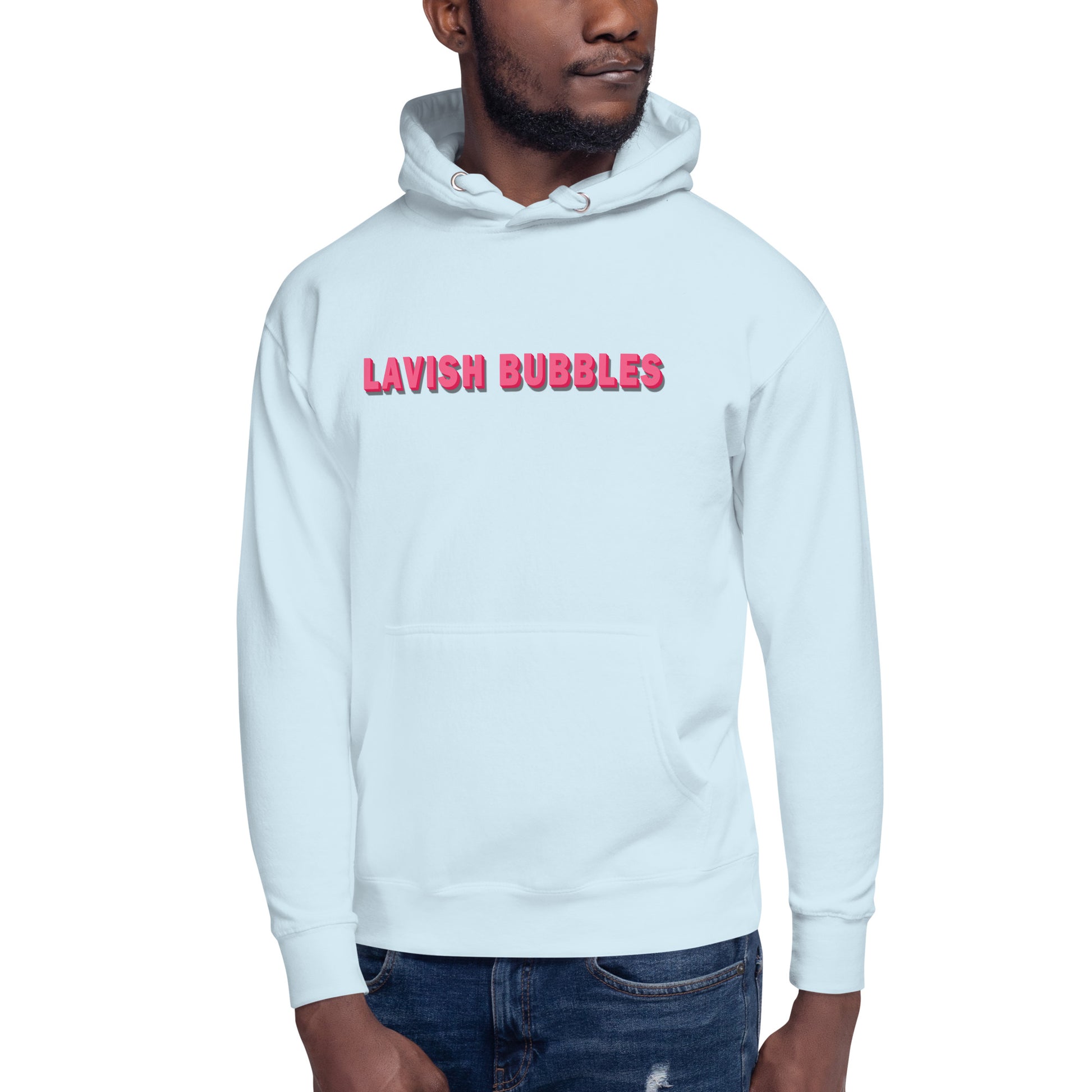 Pink name - Unisex Hoodie - Lavish Bubbles - LAVISH BUBBLES