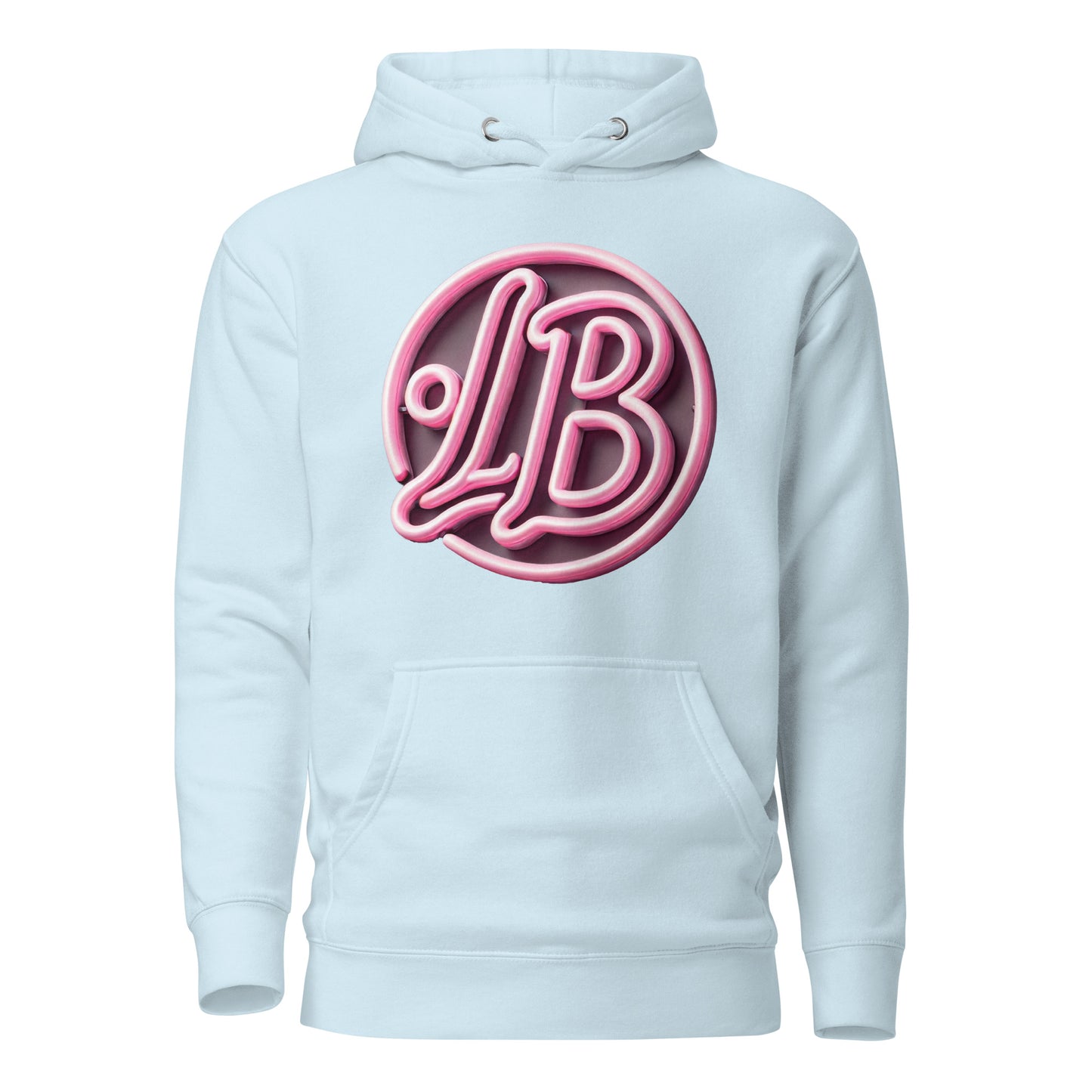 Neon rose - Unisex Hoodie - Lavish Bubbles - LAVISH BUBBLES