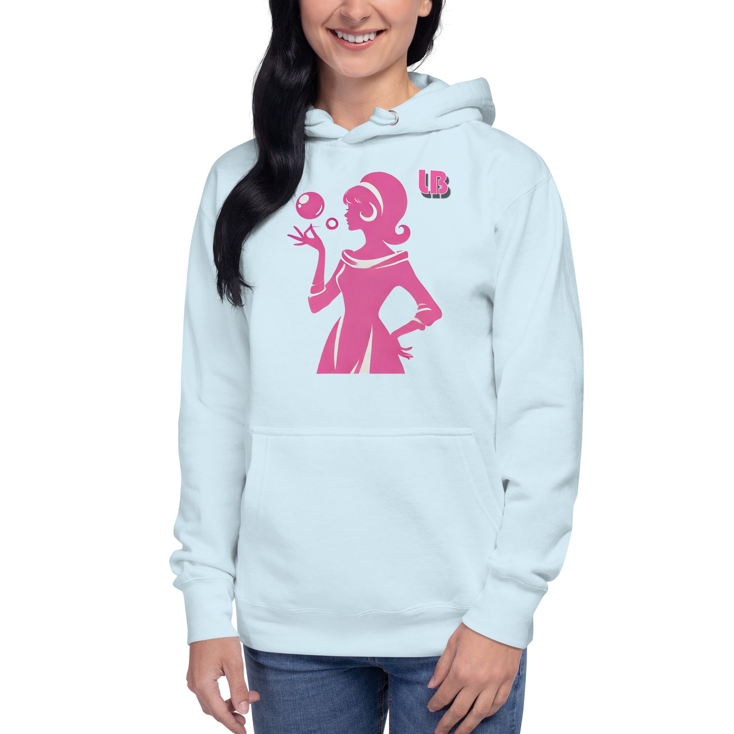 Pink 60s - Unisex Hoodie - Lavish Bubbles - LAVISH BUBBLES