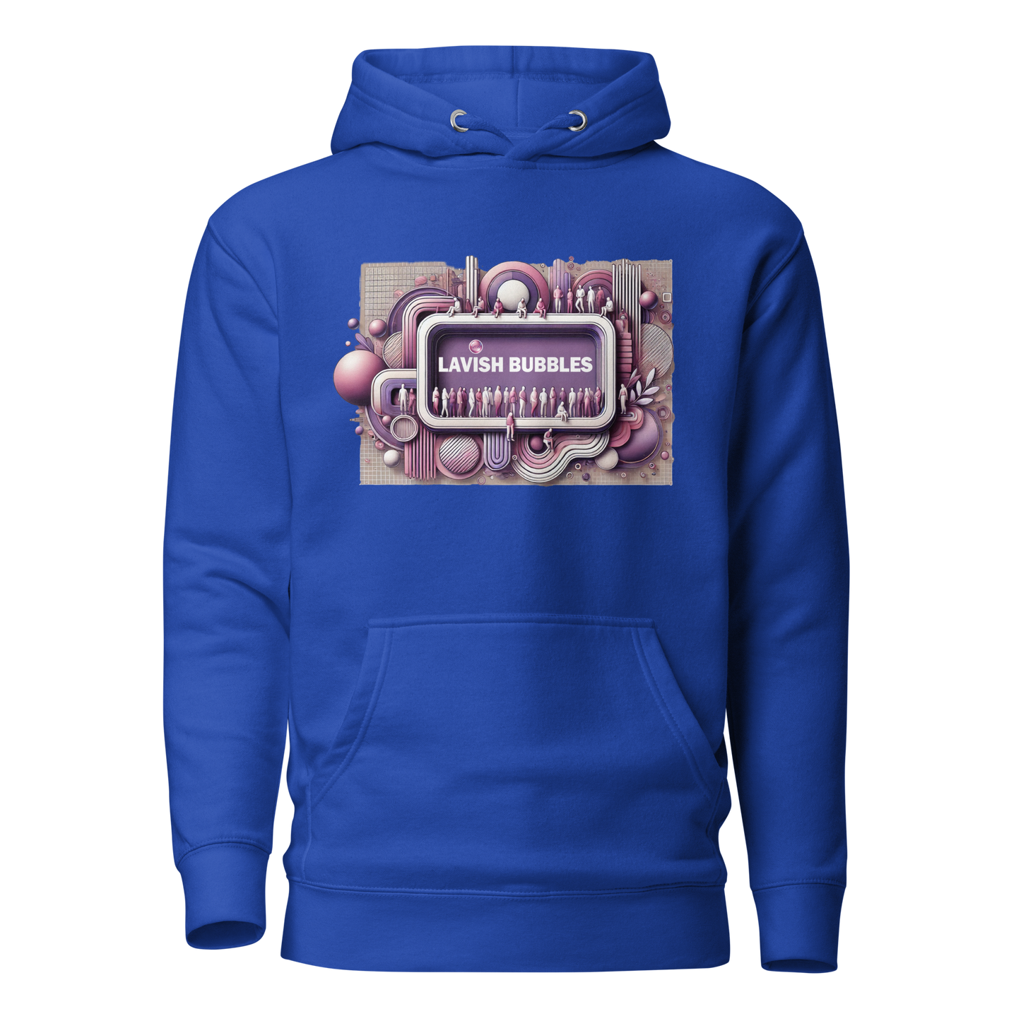 Purple crowd - Unisex Hoodie - Lavish Bubbles - LAVISH BUBBLES