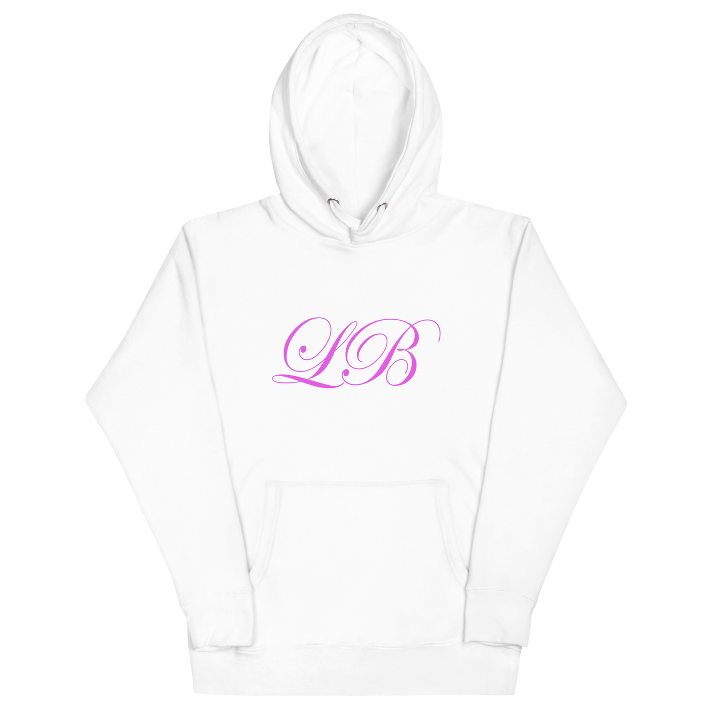 calligraphy (Pink) - Unisex Hoodie - Lavish Bubbles - LAVISH BUBBLES