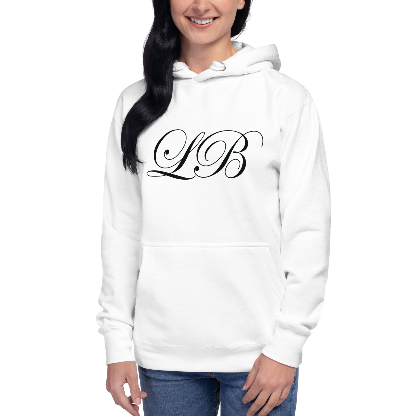 calligraphy (Black) - Unisex Hoodie - Lavish Bubbles - LAVISH BUBBLES