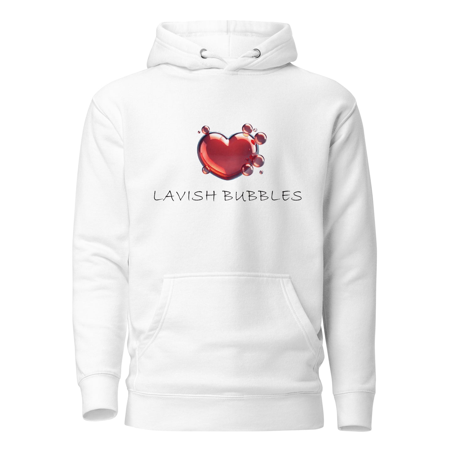 Bubble heart - Unisex Hoodie - Lavish Bubbles - LAVISH BUBBLES