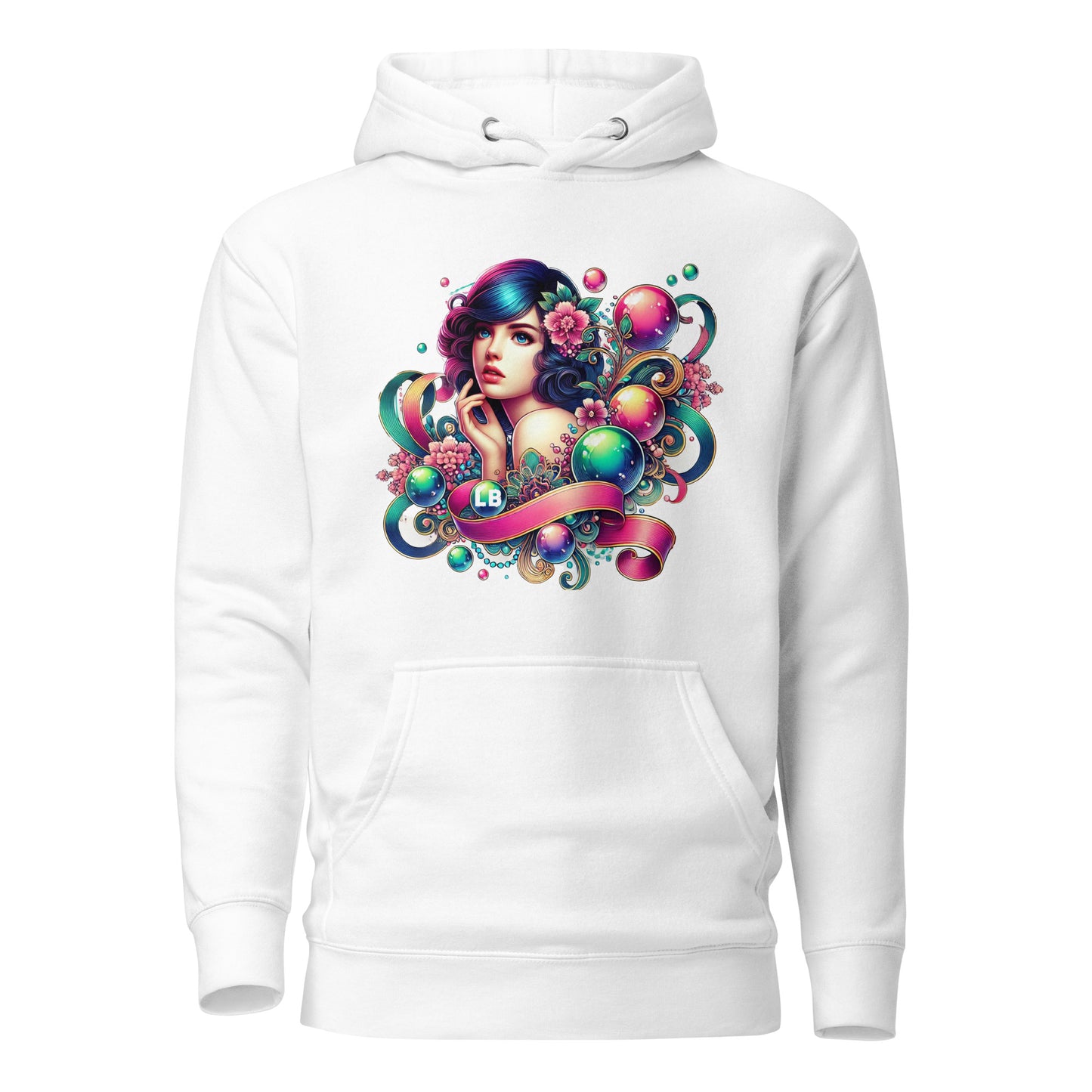 La fille - Unisex Hoodie - Lavish Bubbles - LAVISH BUBBLES